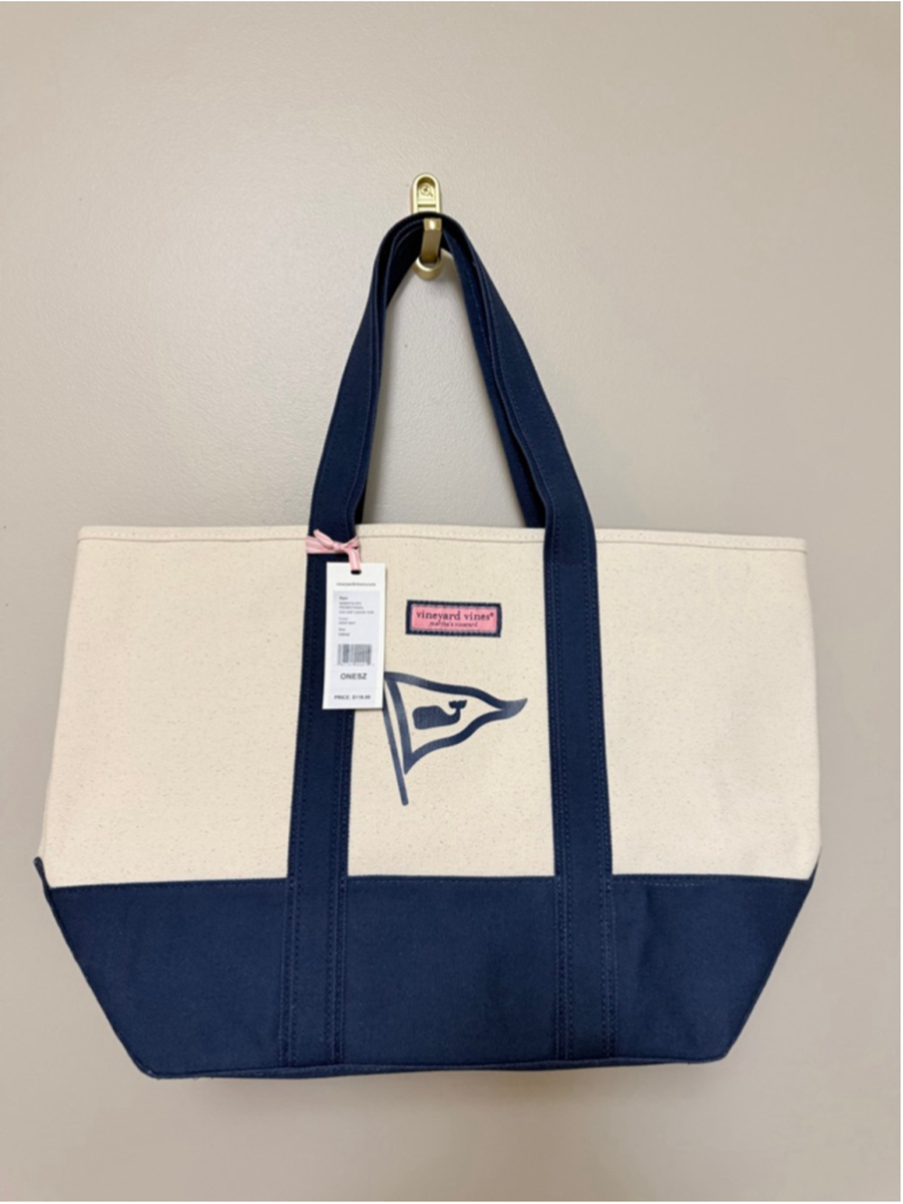 Vineyard Vines Canvas Tote Bag